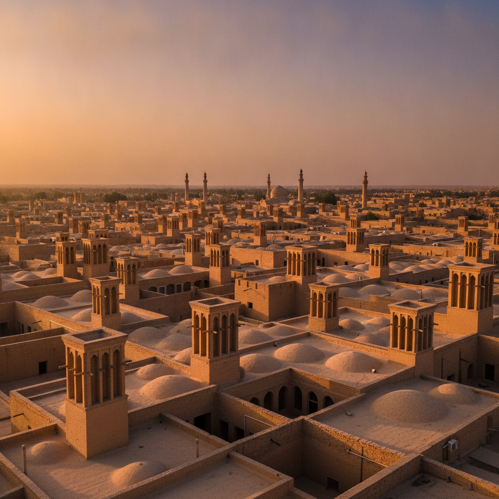 Badgir Wind Towers Ancient Desert Cooling System