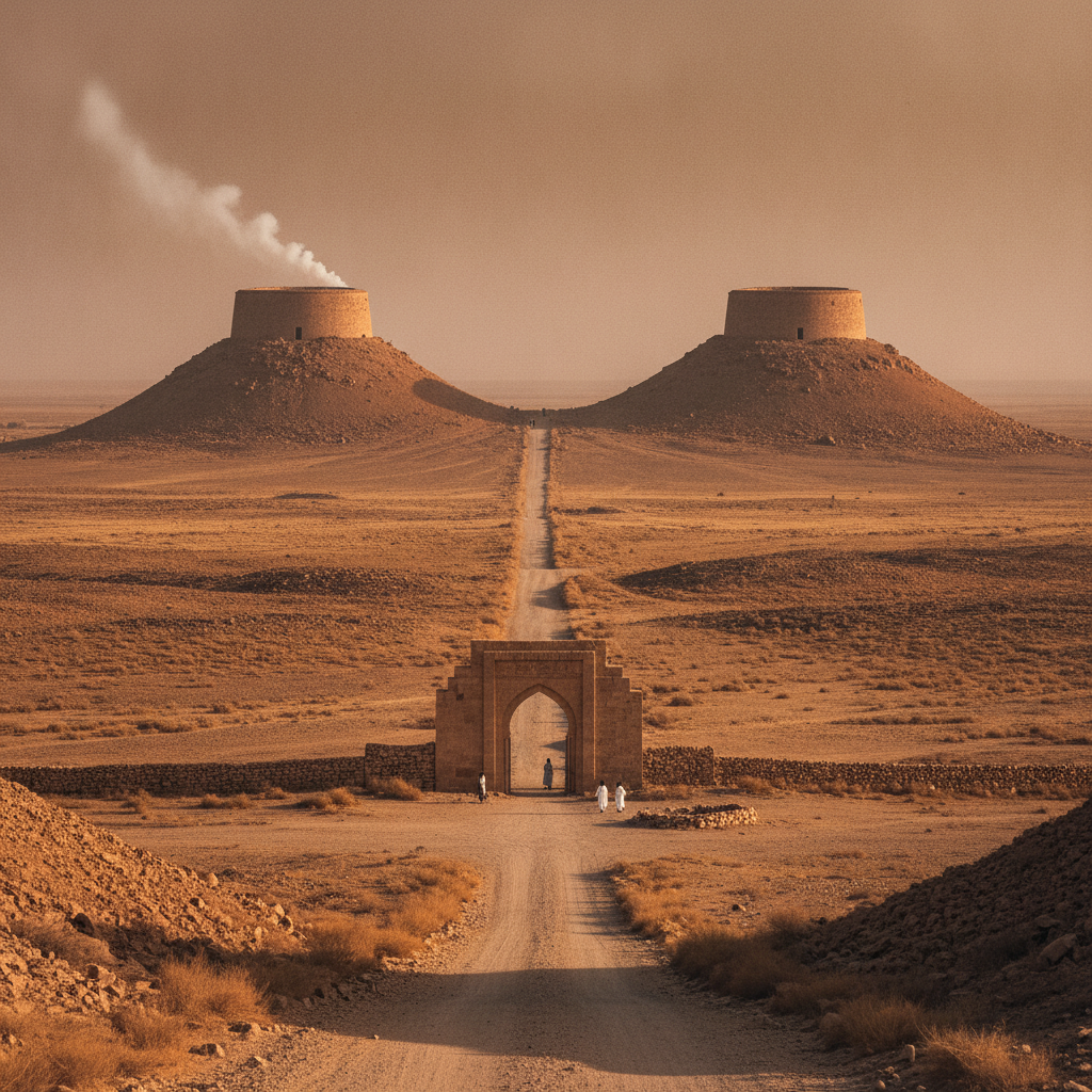 Zoroastrian Towers of Silence Ancient Fire Ritual