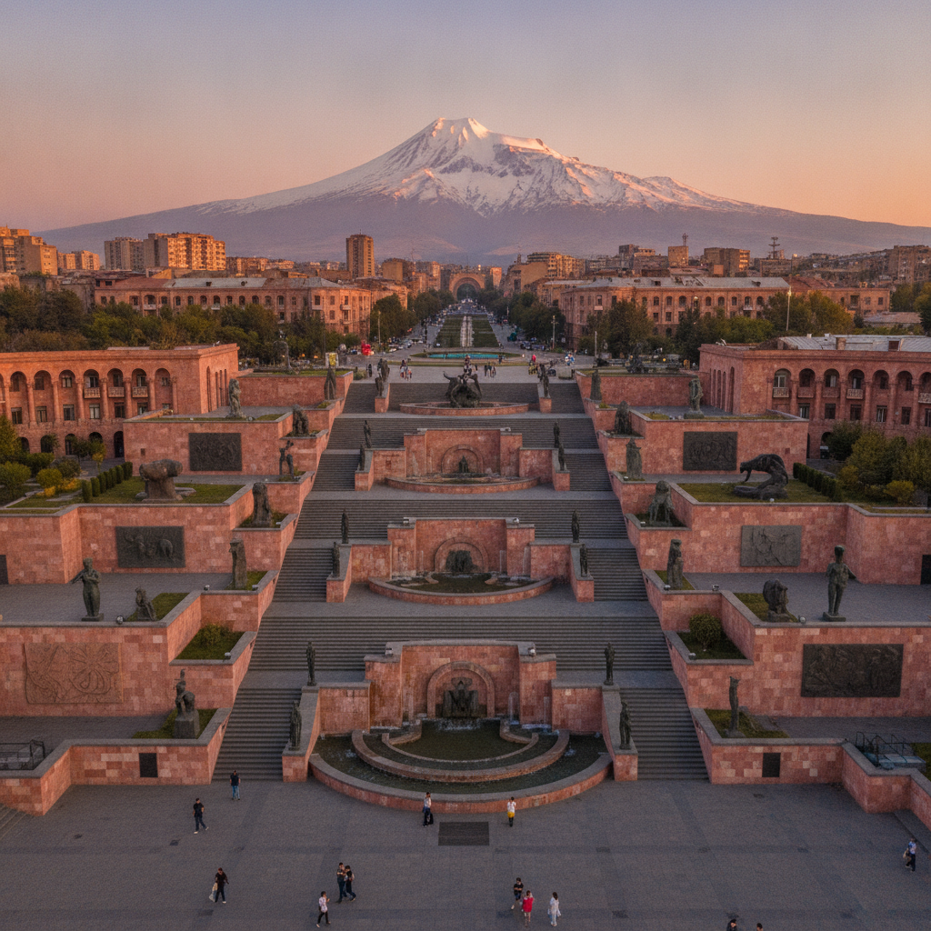 Yerevan Essential: The Cascade, Republic Square, Mount Ararat, the Genocide Memorial, the Vernissage, and the Most Emotionally Resonant Single Caucasus Capital