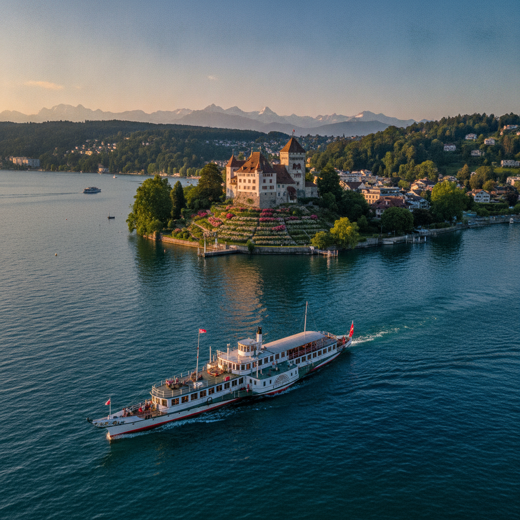 Lake Zurich Boat Trip & Rapperswil — The City of Roses