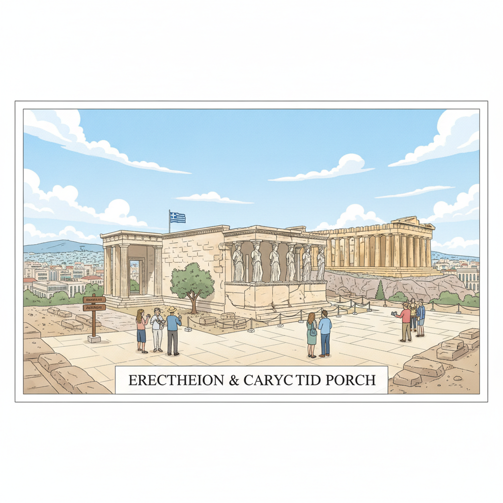 Érechthéion et Portique des Caryatides