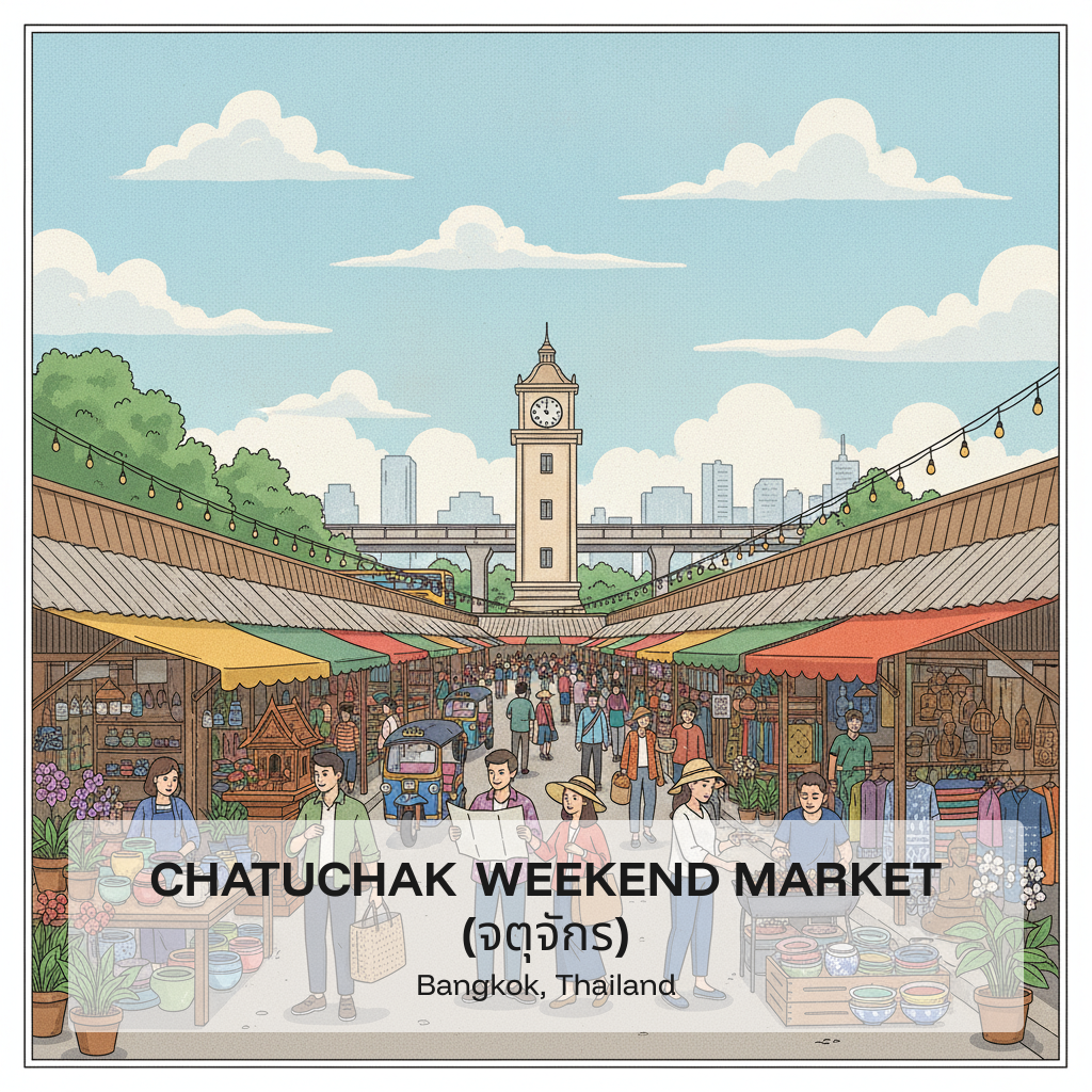 Marché du Weekend de Chatuchak (จตุจักร) — 15.000 Étals, Chaque Samedi et Dimanche