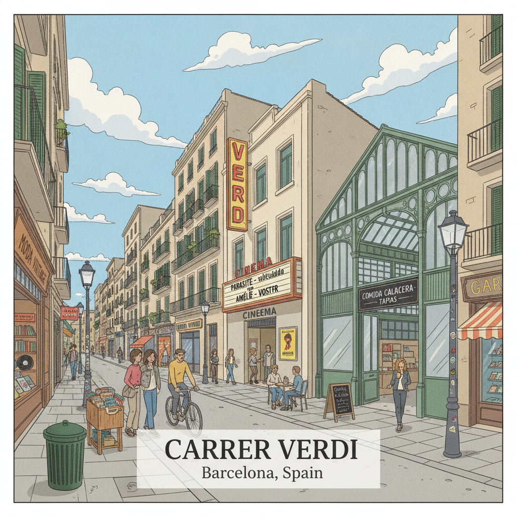 Carrer Verdi & der Verdi-Markt – Das kreative Herz von Gràcia