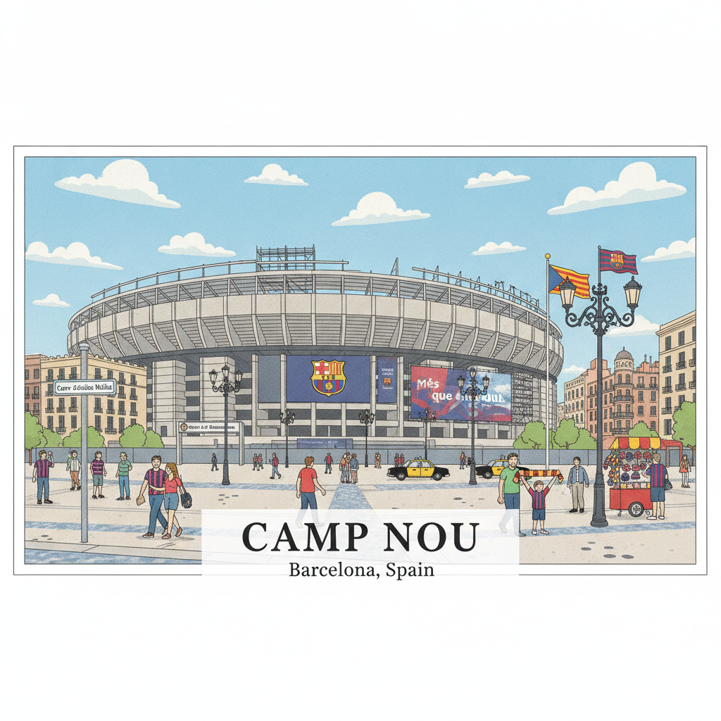 Camp Nou — La Cathédrale du Football