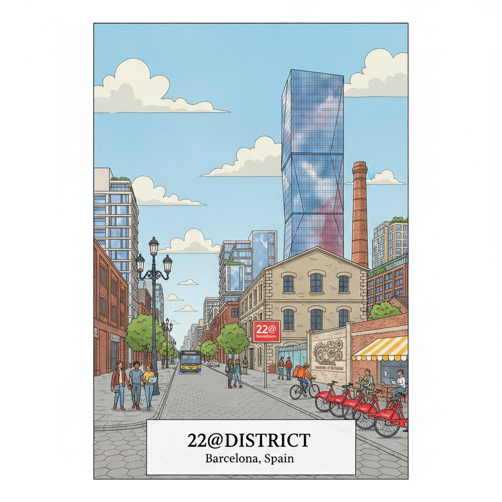 Quartier 22@ — La réinvention urbaine la plus ambitieuse d'Europe