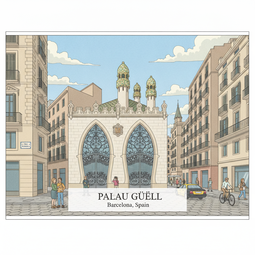 Palau Güell — Le premier grand bâtiment de Gaudí