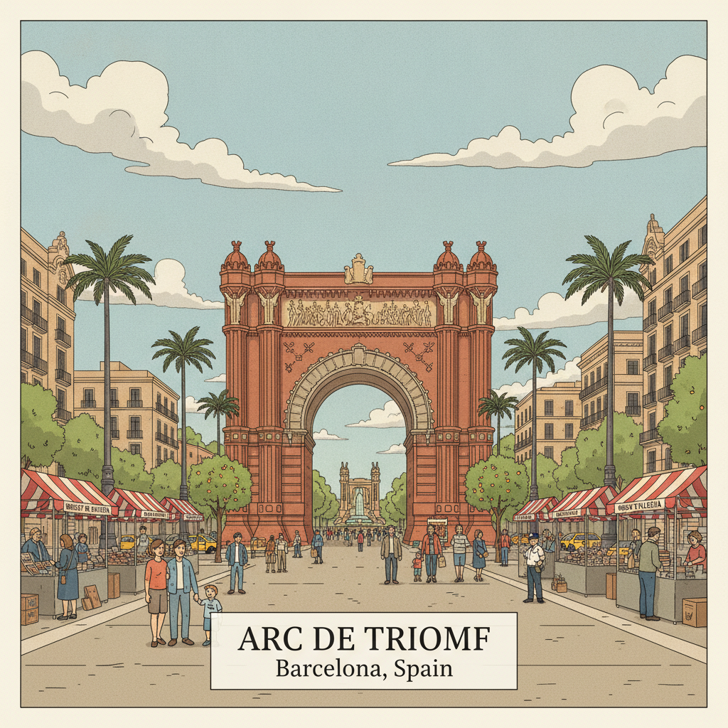 Arc de Triomf — Porte de l'Exposition Universelle de 1888