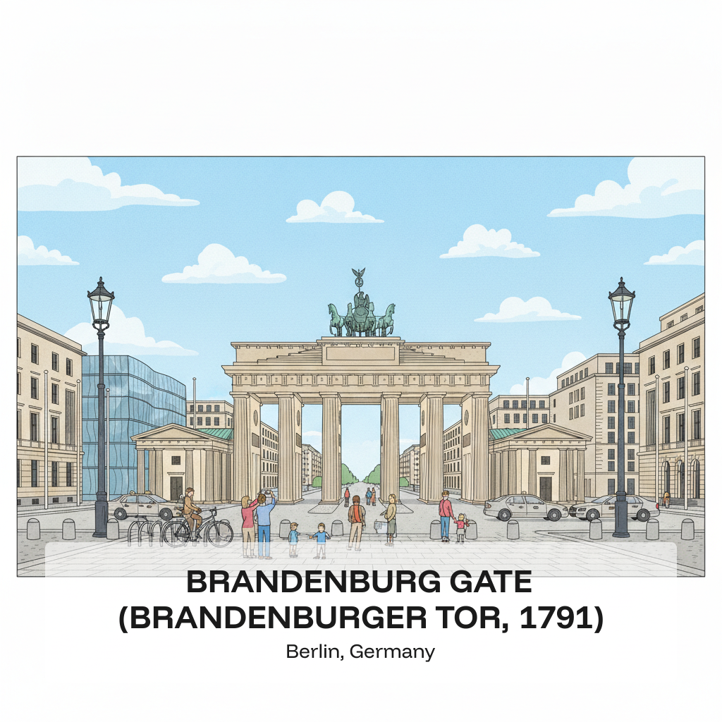 Porte de Brandebourg (Brandenburger Tor, 1791)