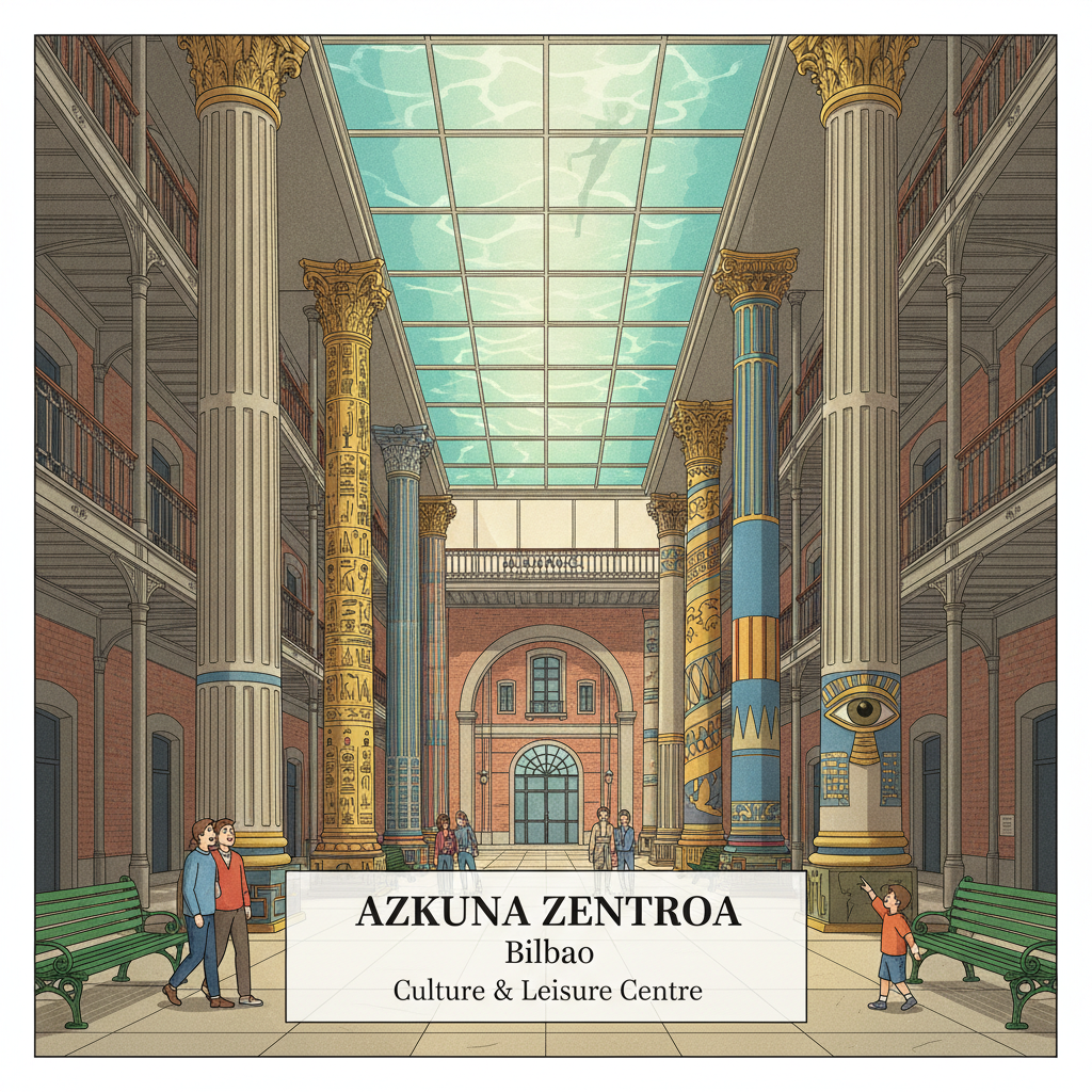 Azkuna Zentroa — 43 Colonnes Uniques de Philippe Starck