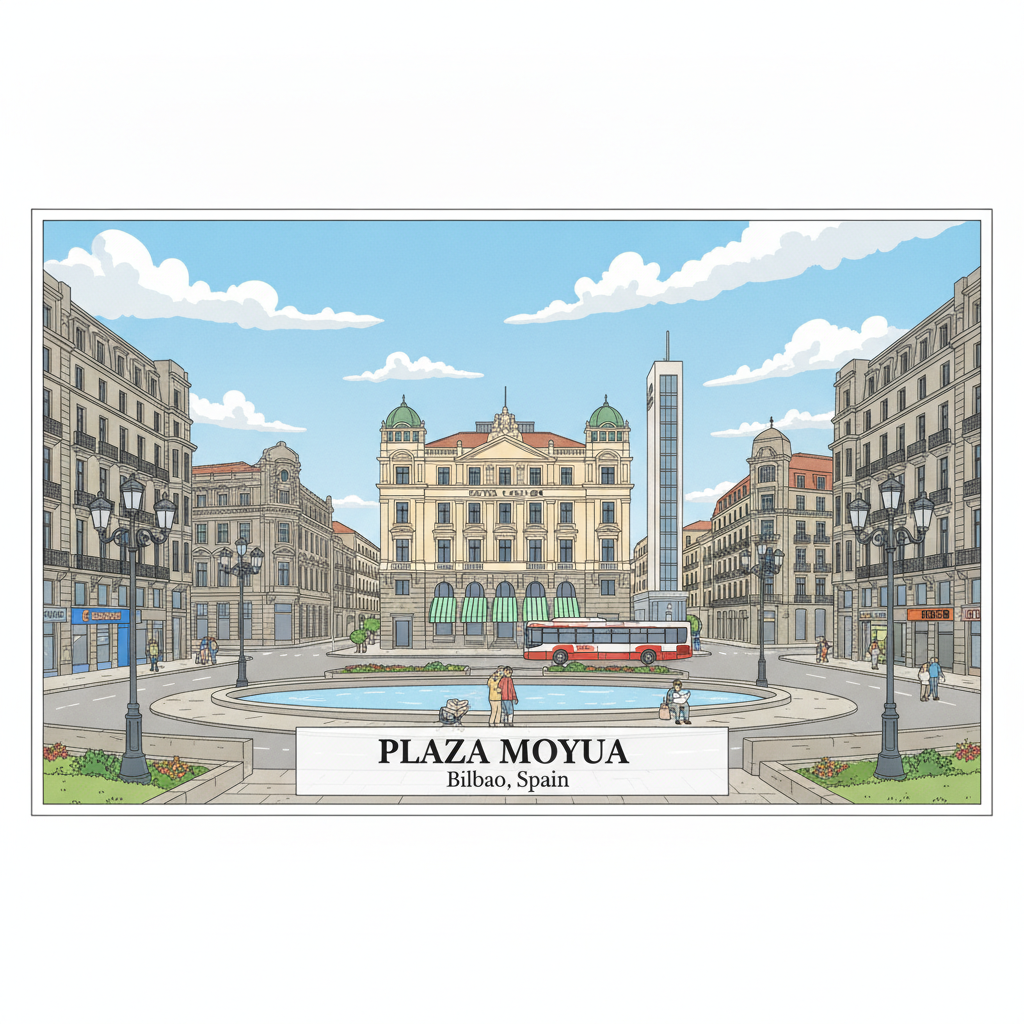 Plaza Moyua — Cœur de l'Ensanche