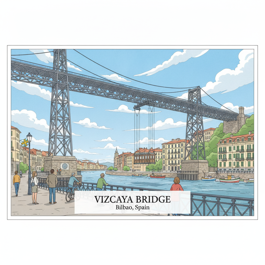 Pont de Vizcaya (Puente Colgante) – Patrimoine mondial de l'UNESCO