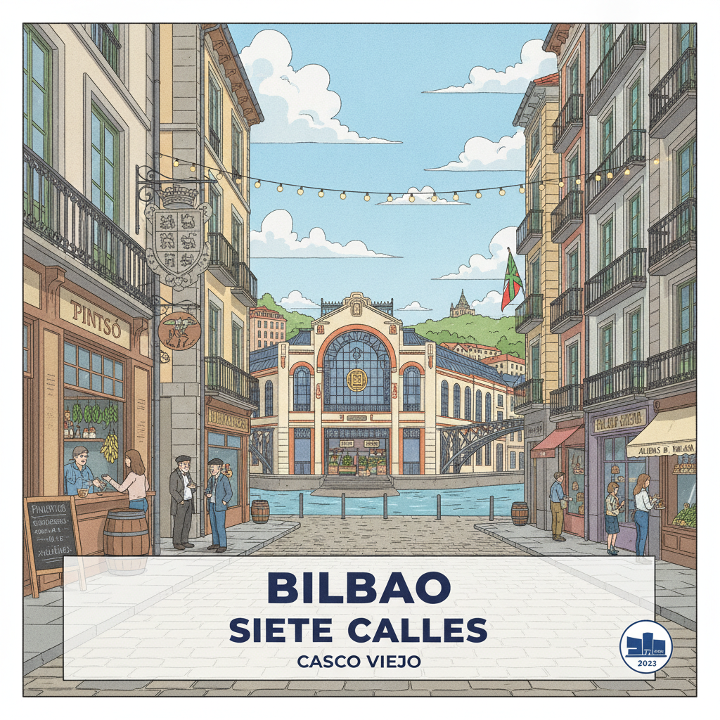 Les Siete Calles — Le cœur médiéval de Bilbao