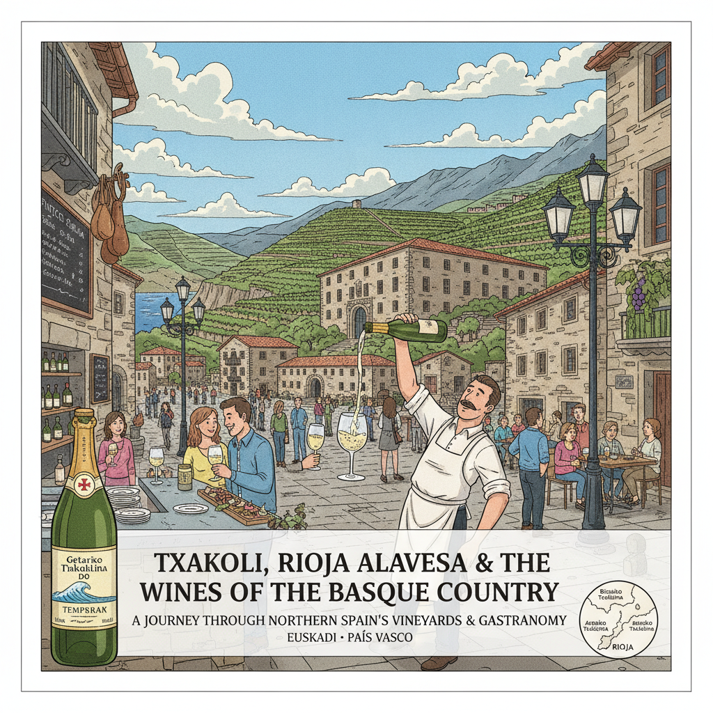 Txakoli, Rioja Alavesa et les Vins du Pays Basque