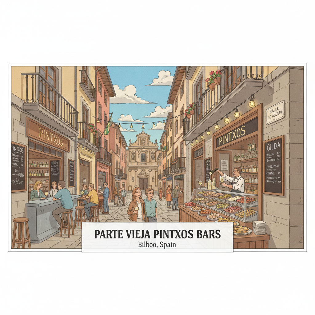 Bars à Pintxos de la Parte Vieja — Calle 31 de Agosto