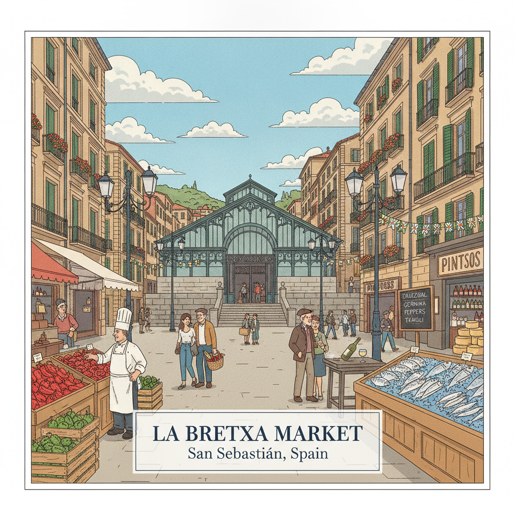 Marché de La Bretxa — Culture des Ingrédients Basques