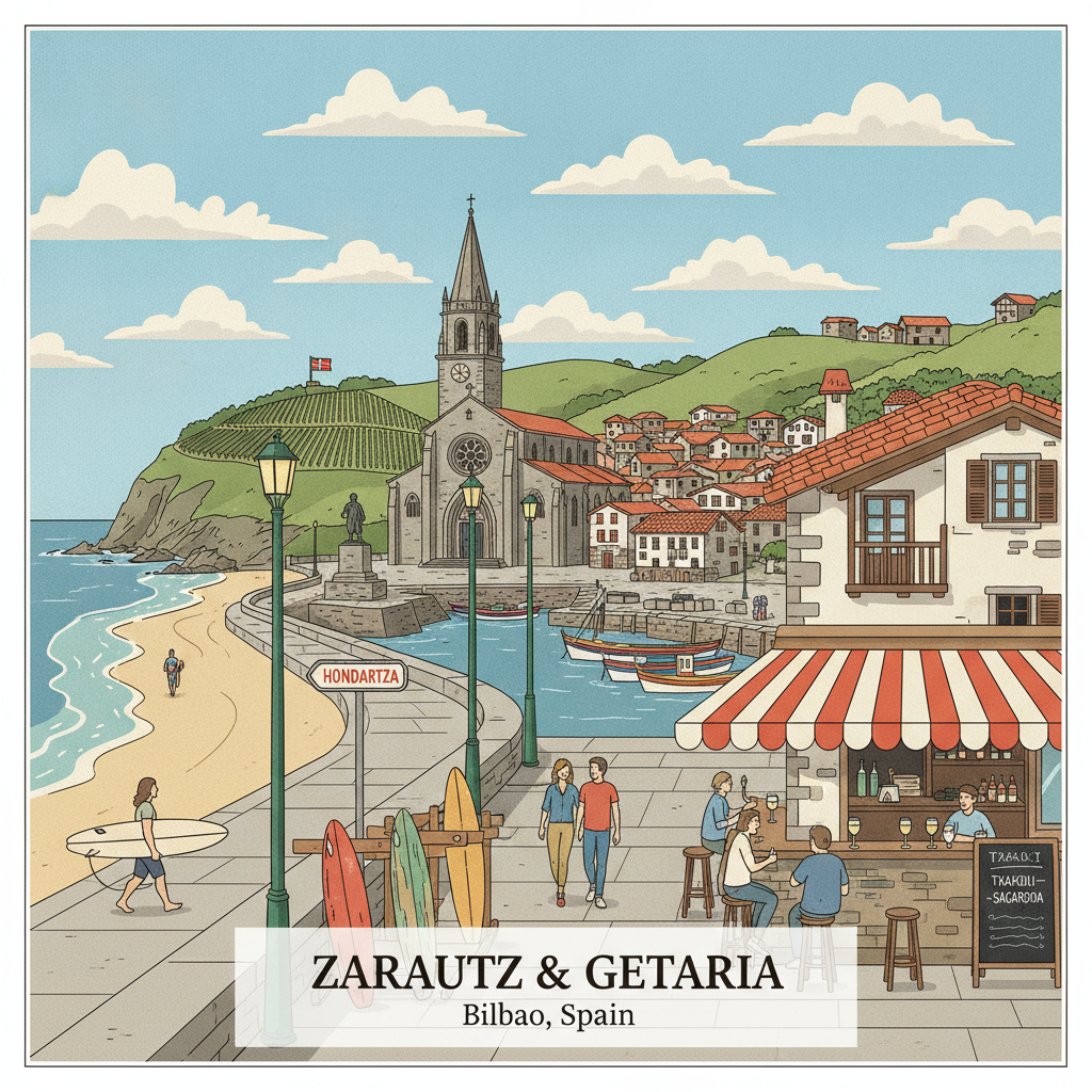Route Côtière Bilbao-San Sebastián — Zarautz & Getaria