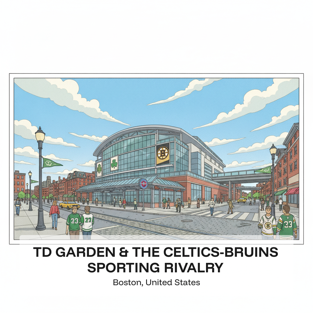 TD Garden et la rivalité sportive Celtics-Bruins