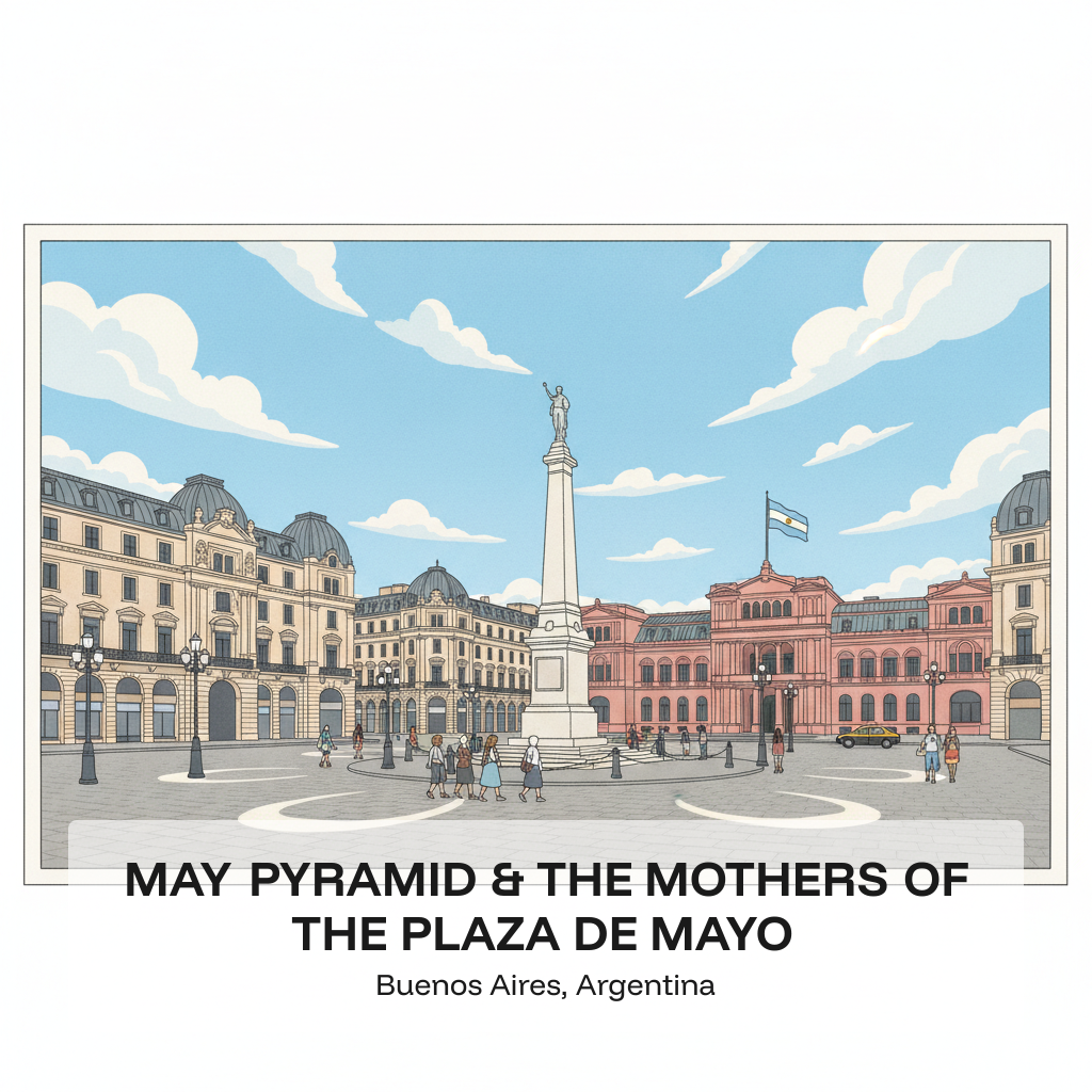 Pyramide de Mai & les Mères de la Plaza de Mayo
