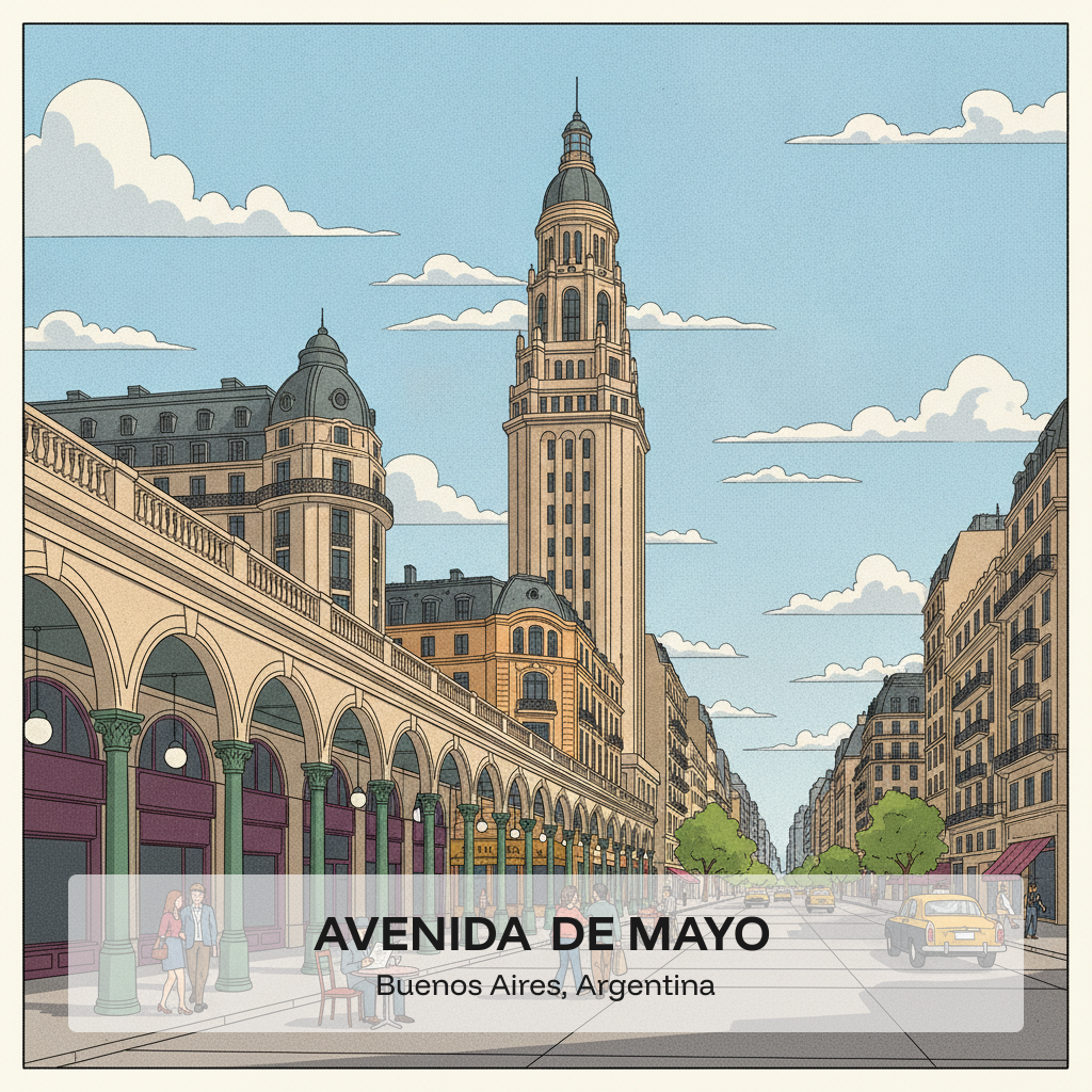 Avenida de Mayo — Paris d'Amérique du Sud