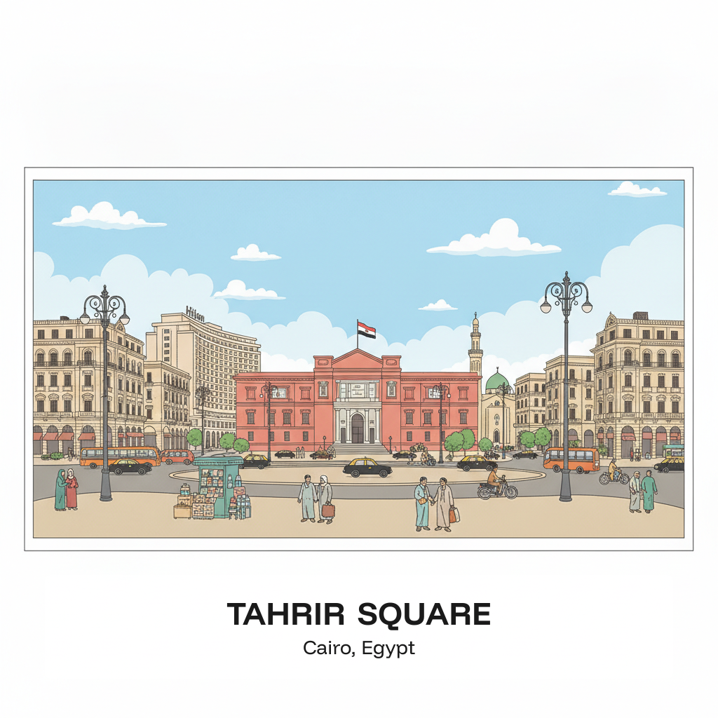 Place Tahrir — L'épicentre du Printemps arabe