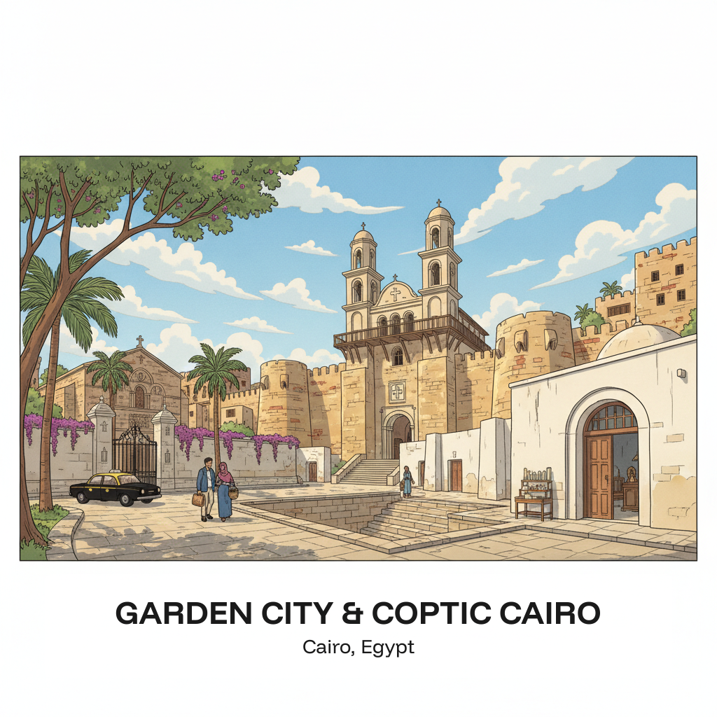 Garden City et le Caire copte — Deux visages de la vieille ville