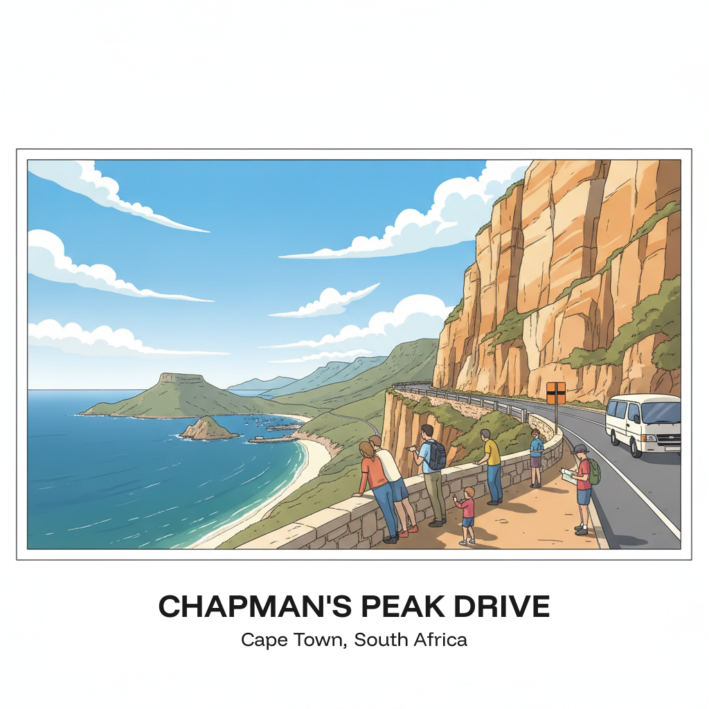 Chapman's Peak Drive — L'une des Grandes Routes Côtières du Monde