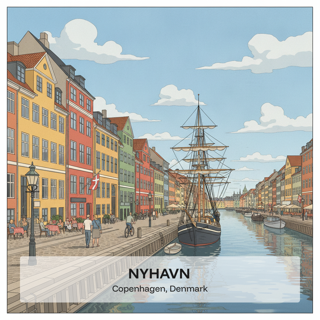 Nyhavn — Kopenhagens ikonischer Kanal