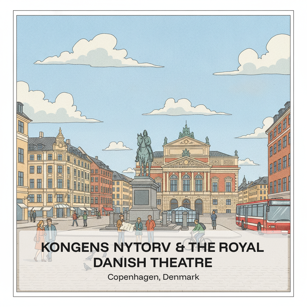 Kongens Nytorv & das Königlich Dänische Theater