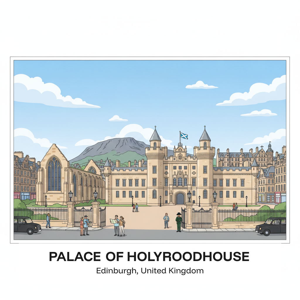 Palace of Holyroodhouse — Die schottische Residenz der Königin