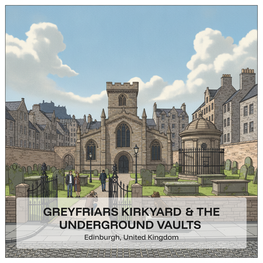 Greyfriars Kirkyard & die unterirdischen Gewölbe