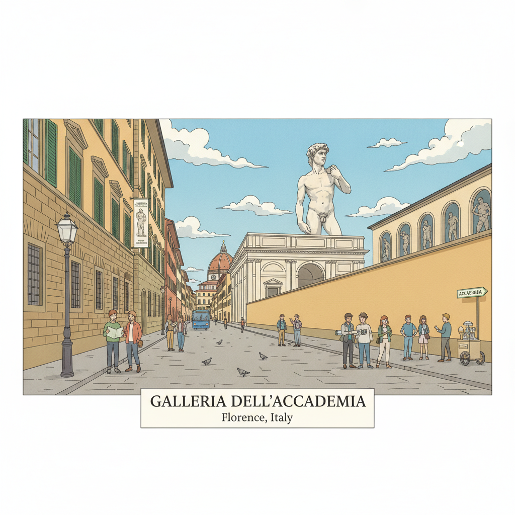 Galleria dell'Accademia — Le David de Michel-Ange