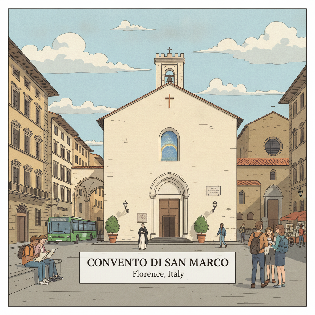Convento di San Marco — Fresques des cellules de Fra Angelico