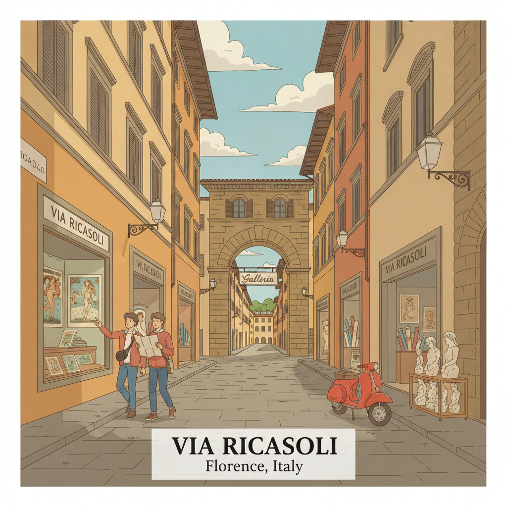 Via Ricasoli — Le Corridor d'Art de Florence