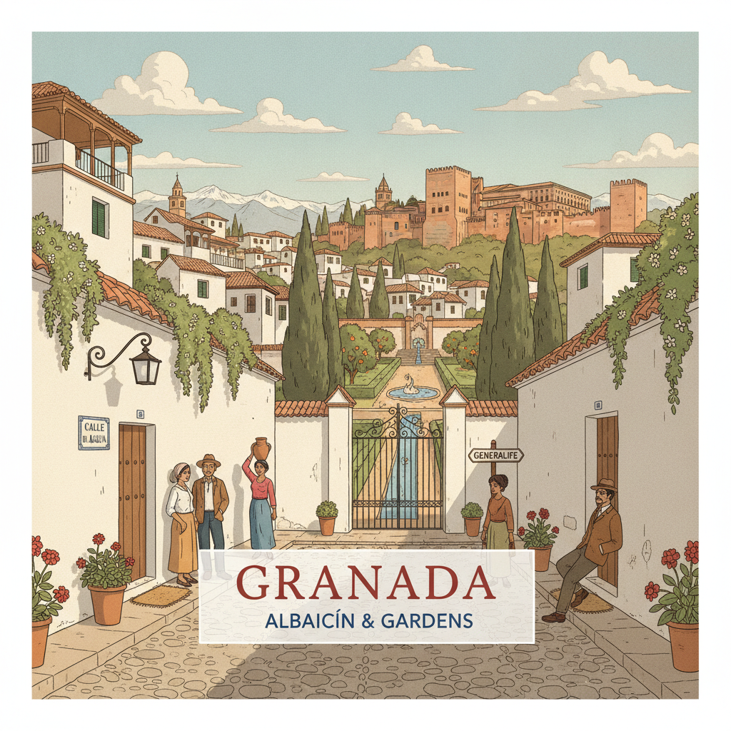 Les Cármenes de l'Albaicín et Jardins Maures