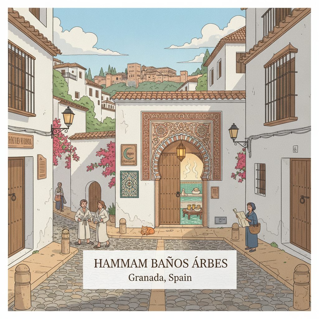 Hammam Baños Árabes — Hammam Moderne sur Fondations Romaines