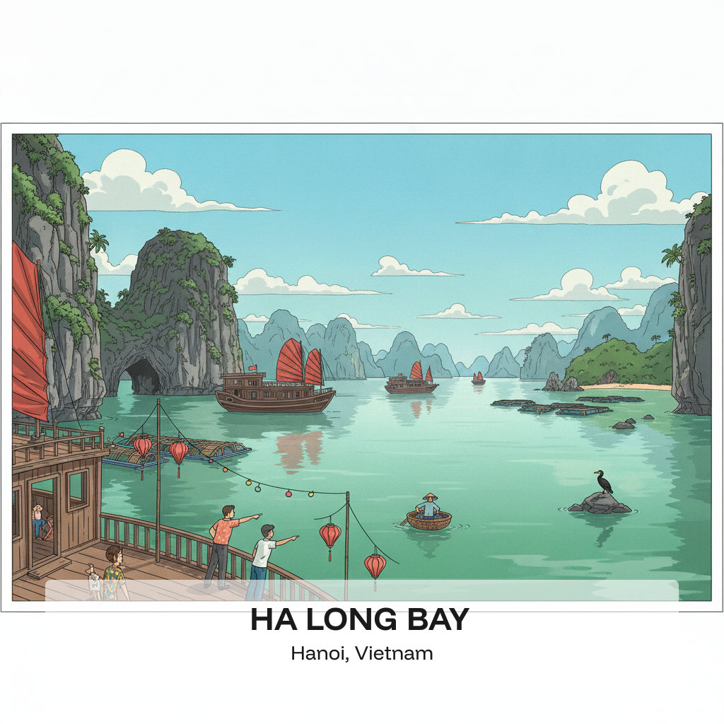 Baie d'Ha Long — La Baie du Dragon Descendant