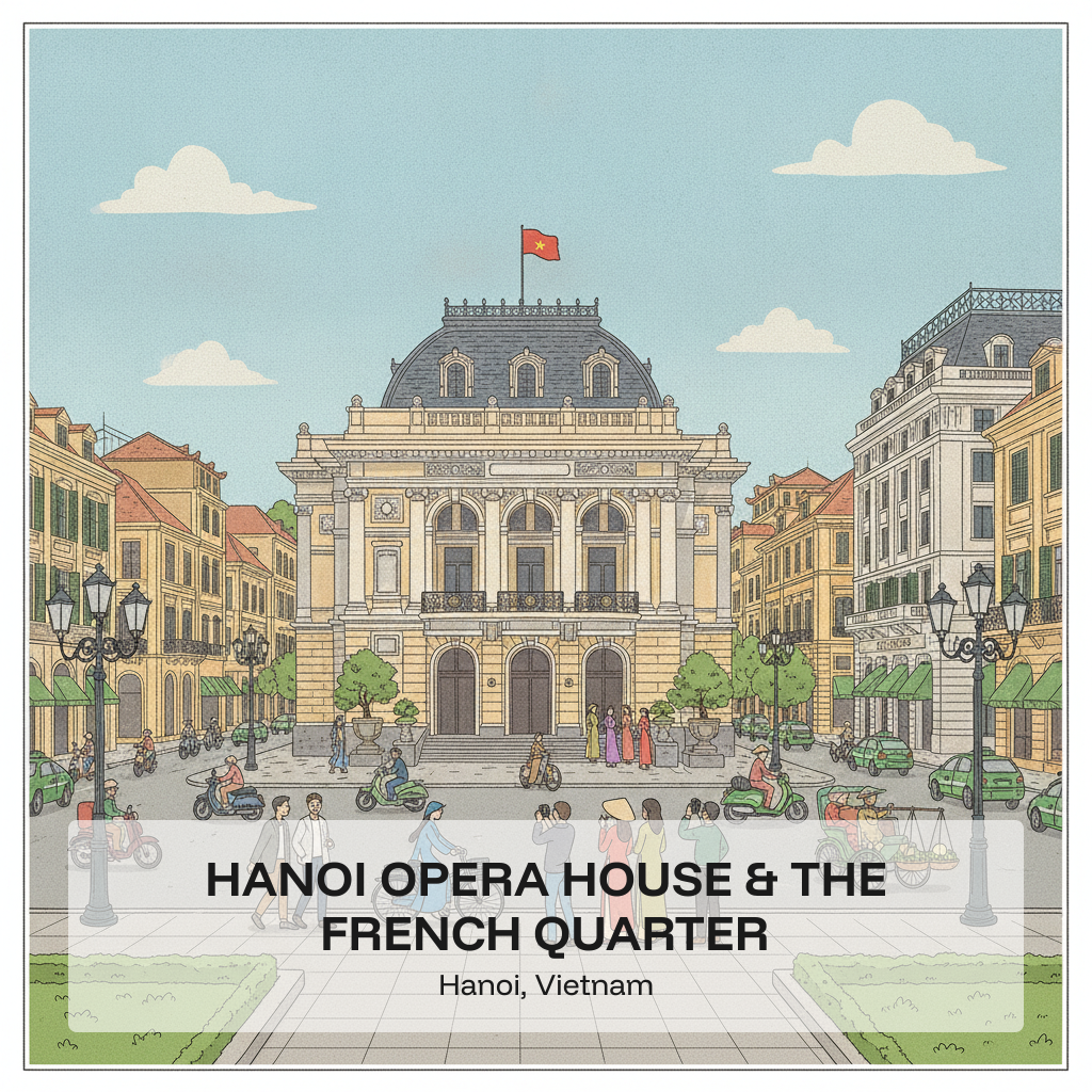 Opéra de Hanoï & le Quartier Français