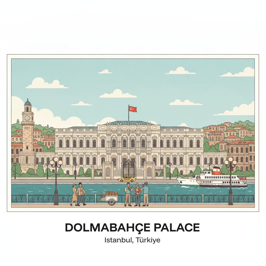 Palais de Dolmabahçe — La fantaisie européenne de l'Empire ottoman
