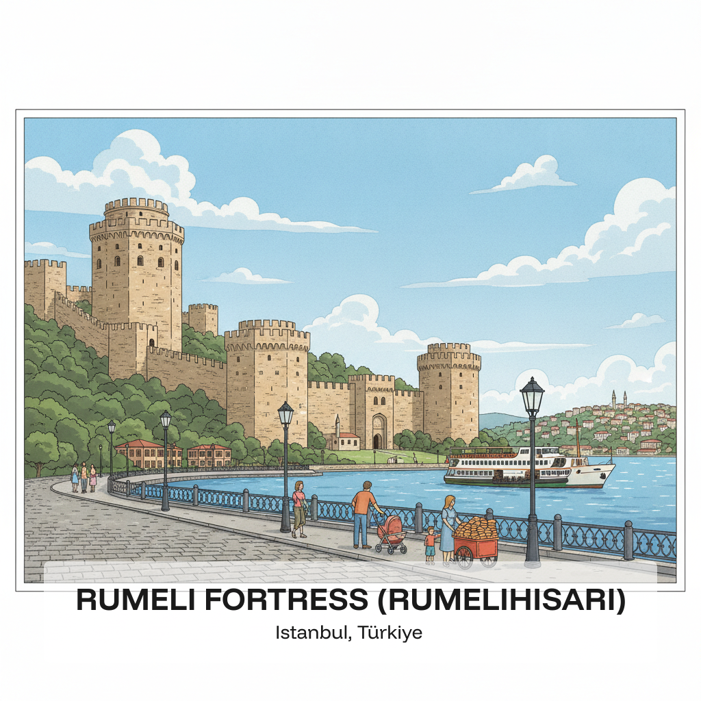 Forteresse de Rumeli (Rumelihisarı) — La conquête en pierre