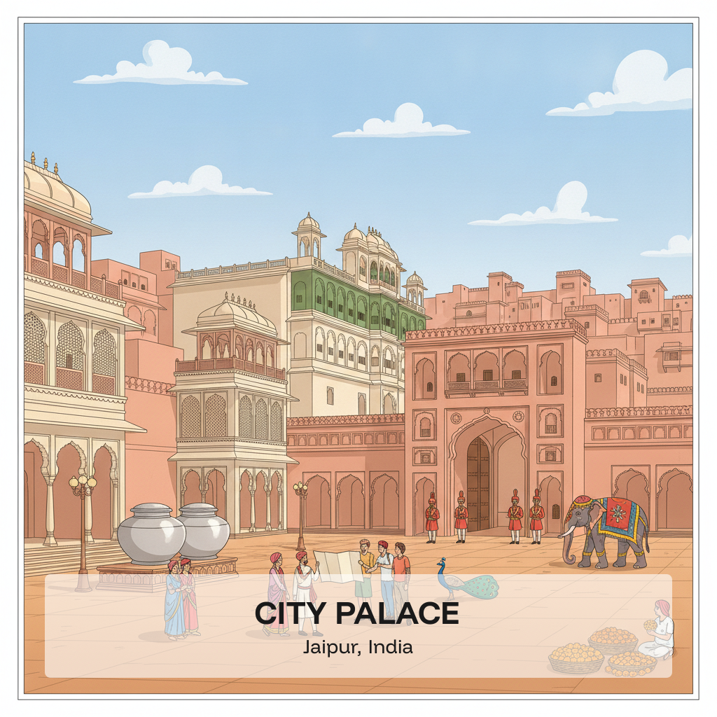 Palais de la Ville – Le Palais Habité du Maharaja