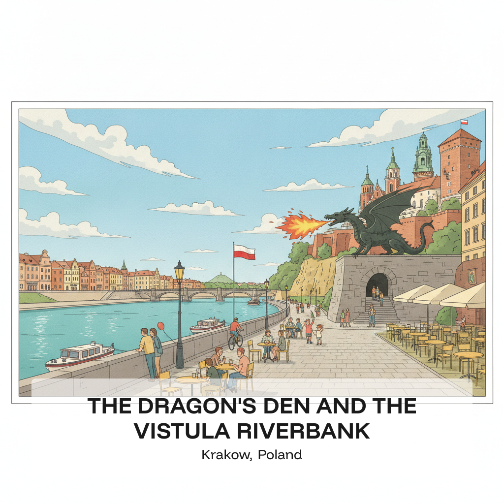 La Grotte du Dragon et les Rives de la Vistule