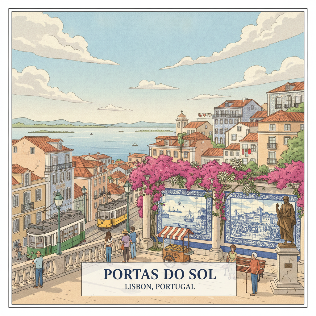 Portas do Sol & Santa Luzia Aussichtspunkt