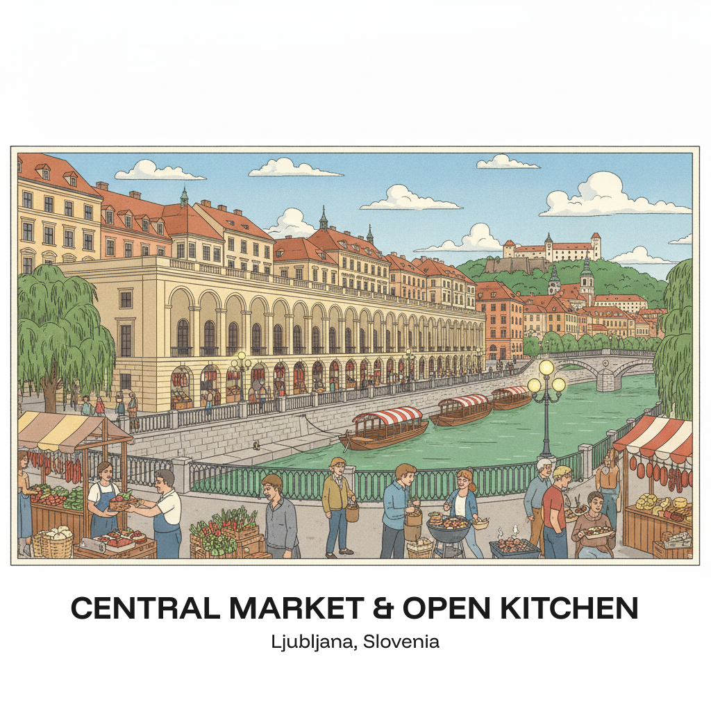 Marché Central et Open Kitchen