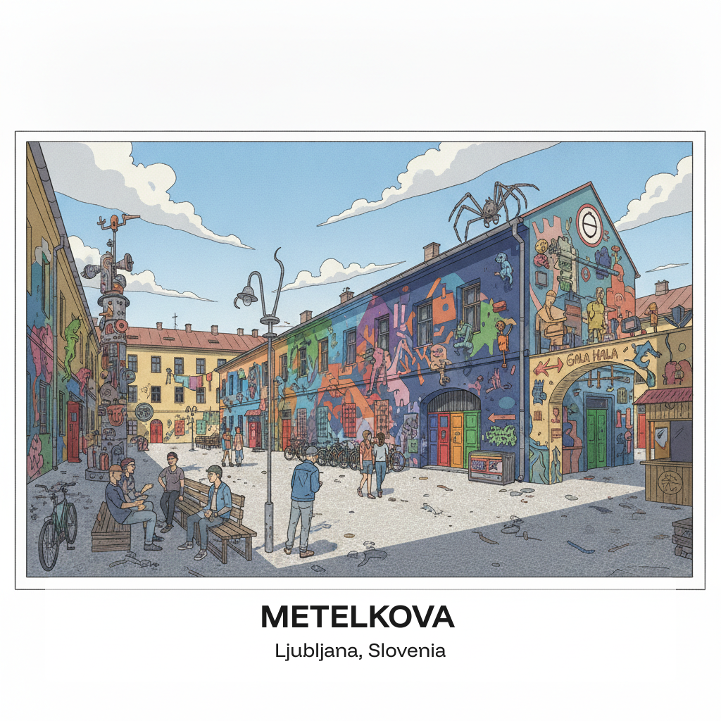 Metelkova – Quartier Culturel Alternatif