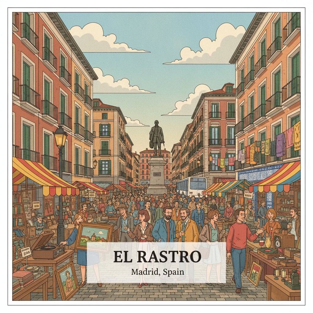 El Rastro — Le Grand Marché aux Puces du Dimanche à Madrid