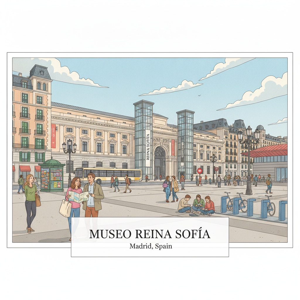 Musée Reina Sofía — Guernica, à Cinq Minutes à Pied