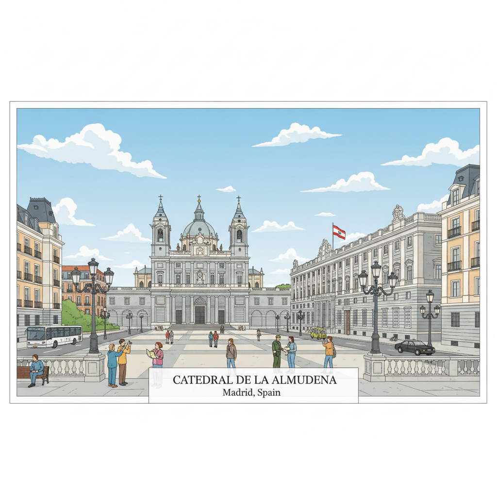 Catedral de la Almudena — La Cathédrale tardive de Madrid