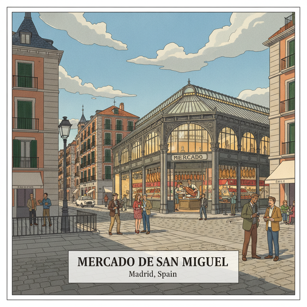 Mercado de San Miguel — Verre, Fer & Jamón