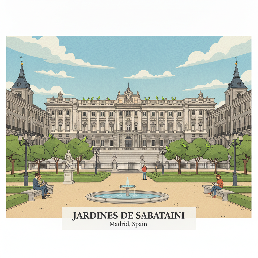 Jardins de Sabatini — Les Jardins Secrets du Palais