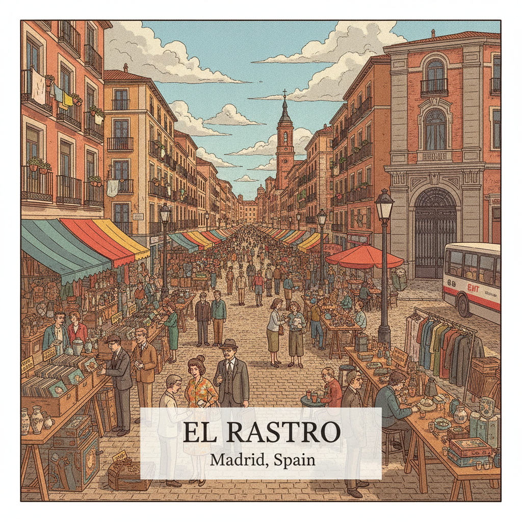 El Rastro — Marché aux Puces du Dimanche (Si Week-end)